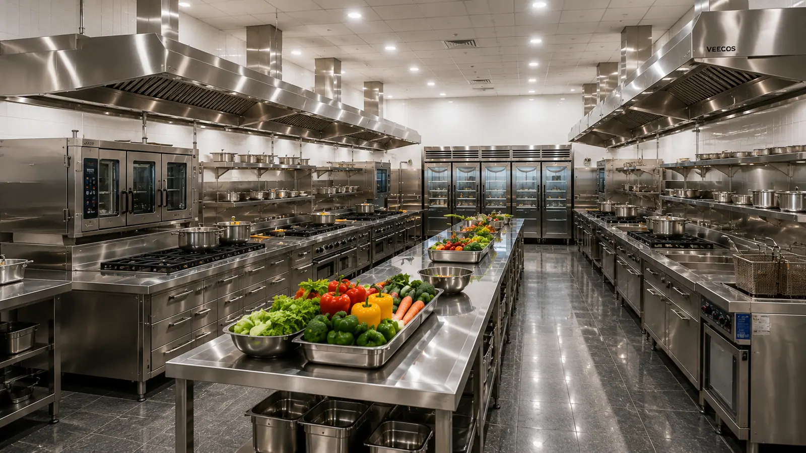 Veecos commercial kitchen project